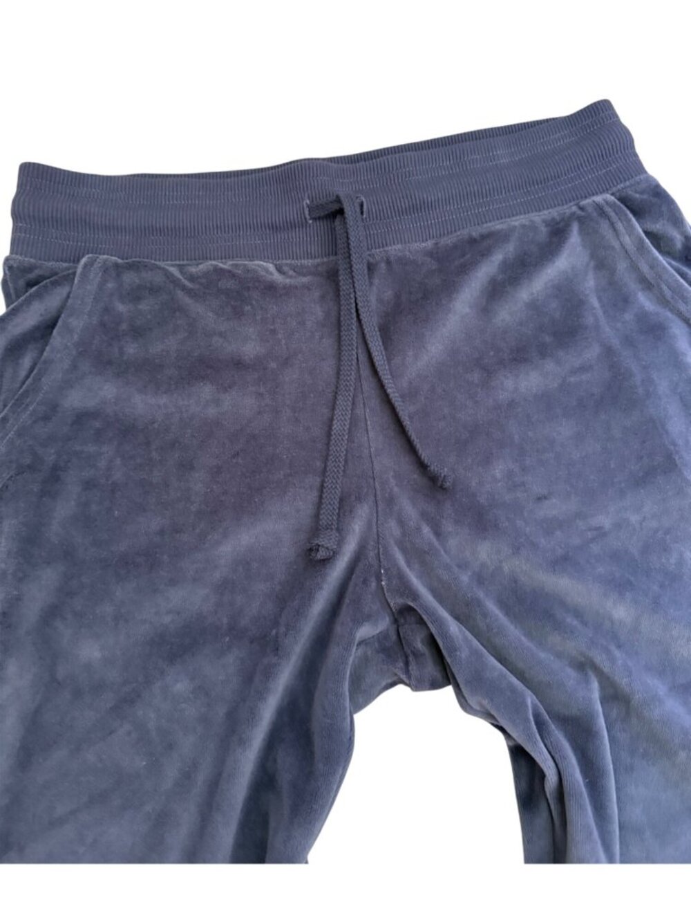 Aerie Womens Navy Velour Flared Lounge Pants Large - Picture 12 of 16